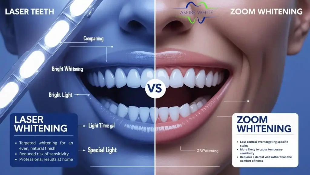 Laser Teeth Whitening vs. Zoom Whitening Dudley