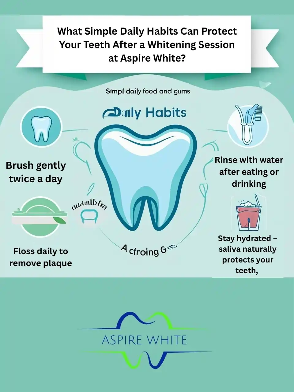 What Simple Daily Habits Can Protect Your Teeth After a Whitening Session at Aspire White Dudley